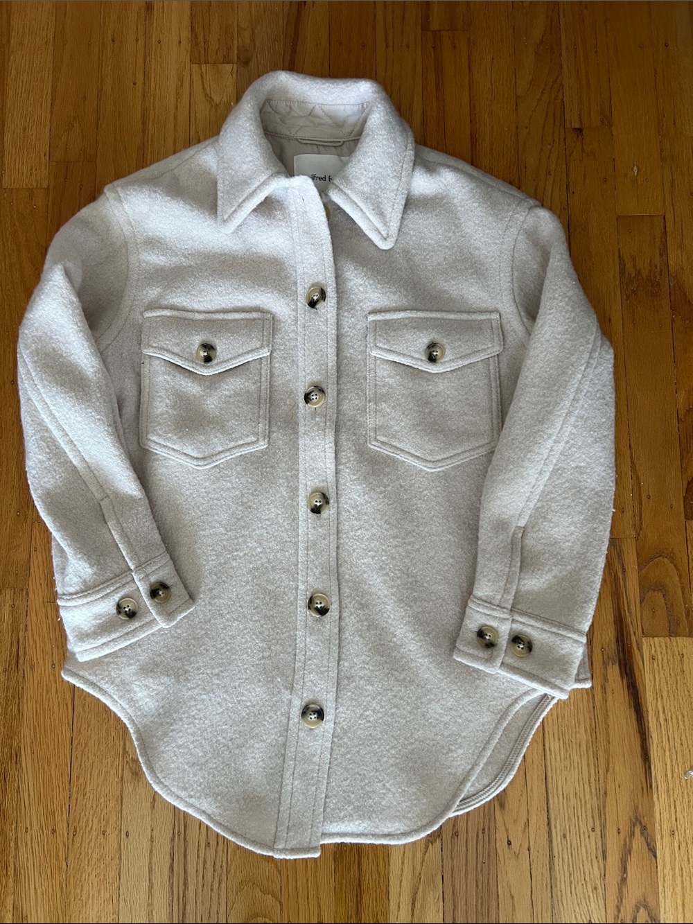 EUC Wilfred Aritzia Ganna cream jacket xs
